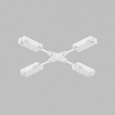 Denkirs Гибкий Х-коннектор трека SMART TR2116-WH