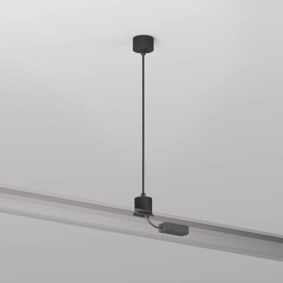 Denkirs Подвод питания для подвесного монтажа трека SMART BASE TR2124-BK Denkirs Подвод питания для подвесного монтажа трека SMART BASE TR2124-BK