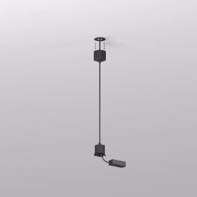 Denkirs Подвод питания для подвесного монтажа трека SMART BASE TR2124-BK Denkirs Подвод питания для подвесного монтажа трека SMART BASE TR2124-BK