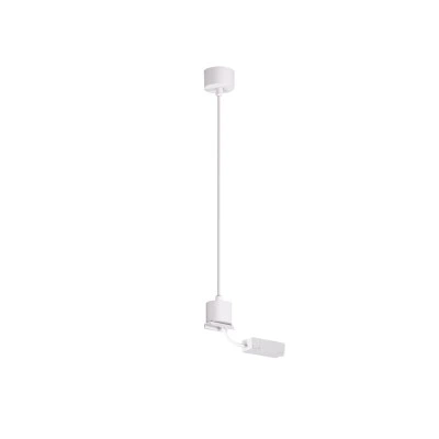 Denkirs TR2124-WH подвод питания для подвесного монтажа трека SMART BASE Denkirs TR2124-WH подвод питания для подвесного монтажа трека SMART BASE