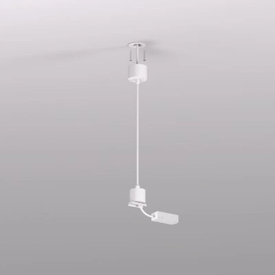 Denkirs TR2124-WH подвод питания для подвесного монтажа трека SMART BASE Denkirs TR2124-WH подвод питания для подвесного монтажа трека SMART BASE