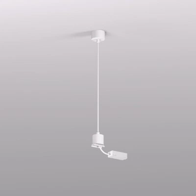 Denkirs TR2124-WH подвод питания для подвесного монтажа трека SMART BASE