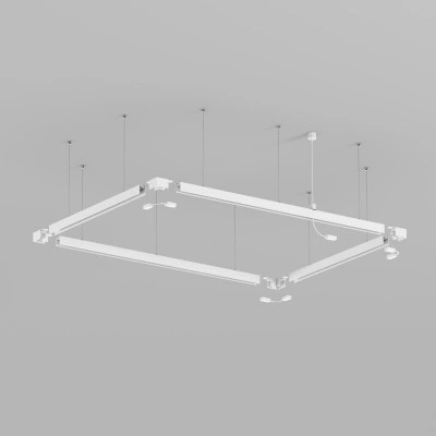 Denkirs TR2124-WH подвод питания для подвесного монтажа трека SMART BASE Denkirs TR2124-WH подвод питания для подвесного монтажа трека SMART BASE