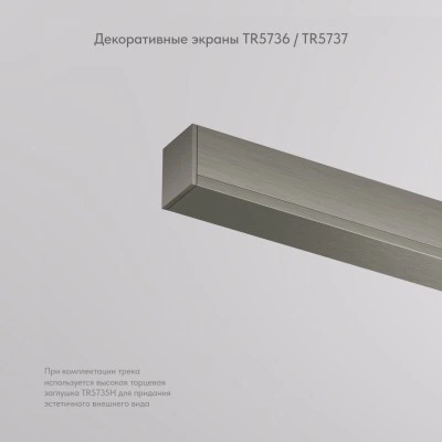 Denkirs SHINE BASE TR5737-DN декоративная заглушка желоба трека Denkirs SHINE BASE TR5737-DN декоративная заглушка желоба трека